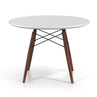 Round White Kitchen & Dining Tables You'll Love | Wayfair
